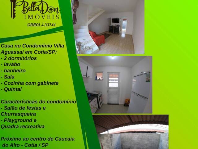 #CA00066 - Sobrado para Venda em Cotia - SP