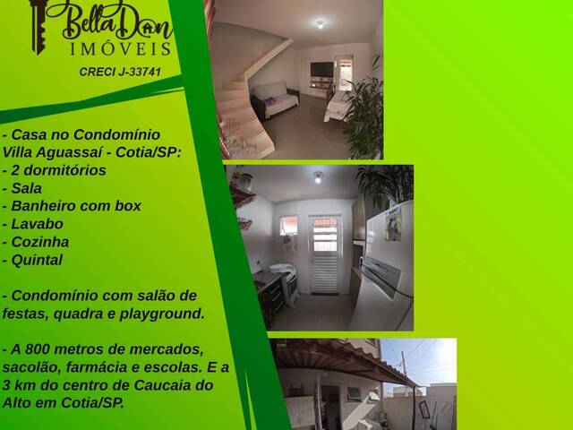 #CA00080 - Casa para Venda em Cotia - SP