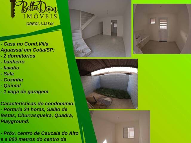 #CA00073 - Sobrado para Venda em Cotia - SP